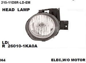 фара правая! Nissan Juke 10> 215-11D8R-LD-EM DEPO