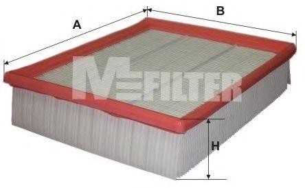 фильтр воздушный !\ Audi A4/A6 1.6/1.8/1.9TD/2.4/2.8 &Quattro <05, BMW E53/E52 0 K173 MFILTER AUTOMOTIVE FILTERS