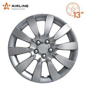 Колпаки колесные Торнадо 13" (серебристый/карбон, 2шт) AWCC-13-06 AWCC-13-06 AIRLINE