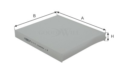 Фильтр салона AG779CF AG 779 CF GOODWILL