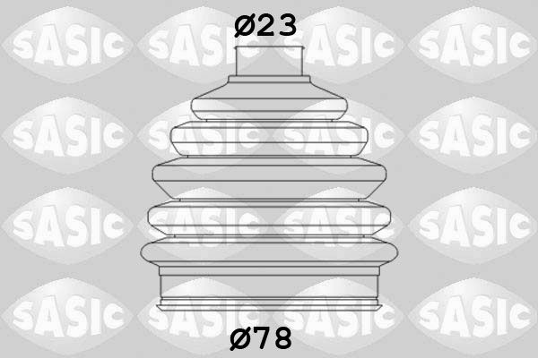 к-кт пыльника ШРУСа наружного!\ Opel Astra/Vectra 1.4-1.7TD 88-03 1906019 SASIC
