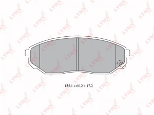 Колодки тормозные дисковые передние BD-4411 LYNXAUTO