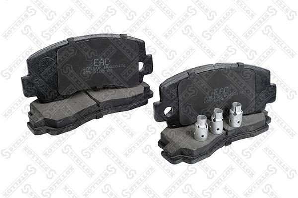 Колодки дисковые передн. (с антискрип. пластинами) 105-010B-SX STELLOX