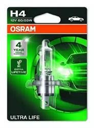 Заменен на 64193ULT-1BL Лампа галогенная Ultra Life H4 12V 60/55W P43t 64193ULT0 64193ULT-01B OSRAM