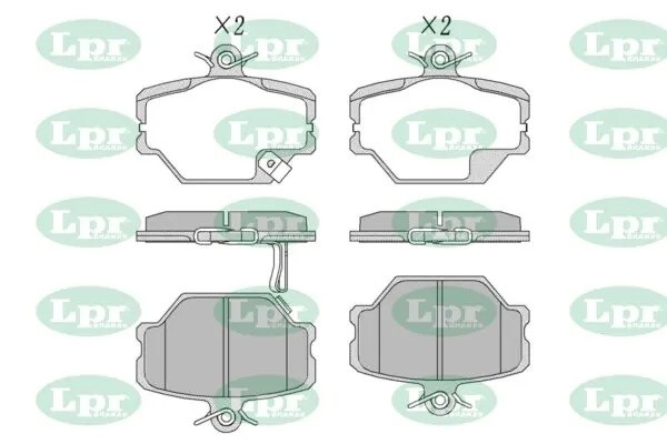 Комплект тормозных колодок 05P761 05P761 LPR