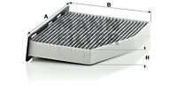 Фильтр салонный угольный CUK2939/1 CUK29391 MANN FILTER