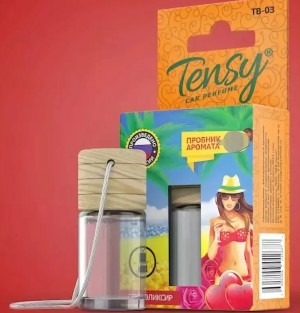 ароматизатор! TENSY (TB-03) подвесной, жидкость, бутылочка 'Секс эликсир'\ TB03 TENSY