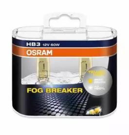 Лампа 12V HB3 60W P20d бокс (2шт.) Fog Breaker OSRAM 9005FBR-HCB OSRAM