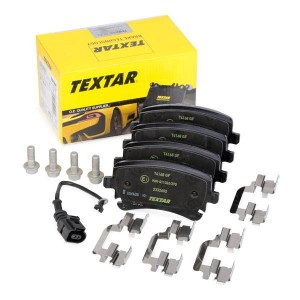Колодки тормозные VW T5 (03-),Multivan (03-) задние (с датчиком) (4шт.) TEXTAR 2332602 TEXTAR