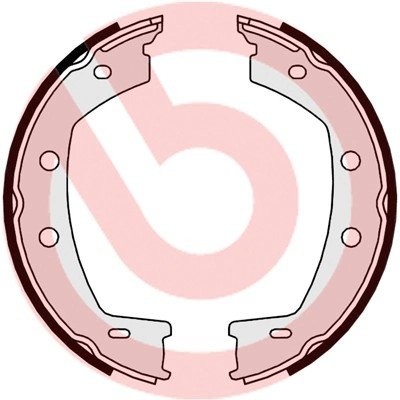 Колодки стояночного тормоза S44508 S 44 508 BREMBO