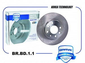 Диск тормозной передний 94731378 BR.BD.1.1 Chevrolet Cobalt 11-,RAVON R4 17-R14, BRBD11 BRAVE