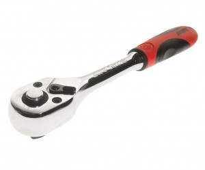 Ключ трещотка 3/8" 72 зуба 200мм резиновая рукоятка JTC JTC-5023B JTC TOOLS