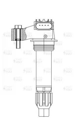 Катушка зажигания Chevrolet Captiva (06-),Opel Antara (06-) 3.0i,3.2i SC 0502 SC 0502 START VOLT