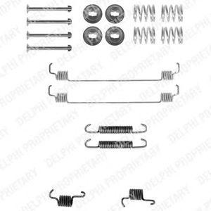 ремк-т торм.колодок зад.\ Renault Kangoo 1.2/1.4/1.5CDi/1.6/1.9DTi 97> LY1261 DELPHI