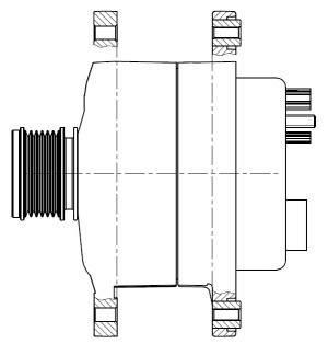 Генератор для а/м Renault Duster 10- 1.5dCi 150A LG0929 LG0929 START VOLT