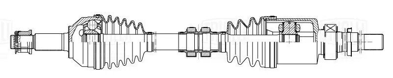 Привод передний правый AR1418 TRIALLI