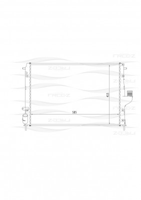 Радиатор RENAULT Duster/Logan/Sandero 08-LADA Largus 12- KK0181 KK0181 FREE Z