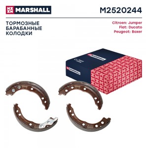 Торм. колодки барабанные задн. Citroen Jumper I 94- Fiat Ducato II 94- +Елабуга  M2520244 MARSHALL