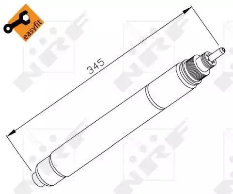 Осушитель кондиционера PEUGEOT 307 2.0D 01- 33194 33194 NRF