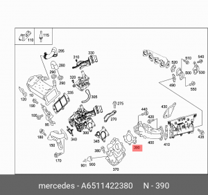 MERCEDES BENZ SPRINTER (906) (2006>) A6511422380 MERCEDES BENZ