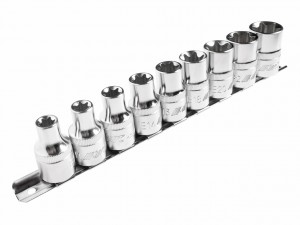 Набор головок торцевых 1/2" TORX Е10-Е24 9 предметов JTC JTC-H409E JTC TOOLS