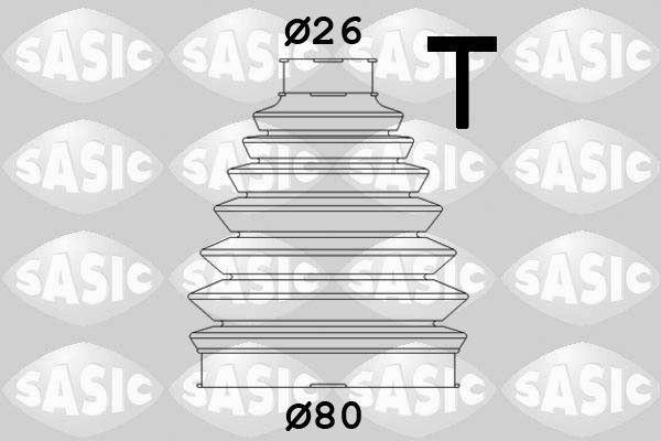 Пыльник ШРУСа внешний RENAULT KANGOO II, MEGANE III 1904013 1904013 SASIC