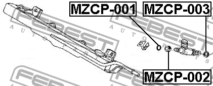 MAZDA 3 (BK) (2002-2009) MZCP-002 FEBEST