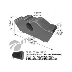 Балансир FRUEHAUF в сборе с втулкой MANSONS 400052 MANSONS