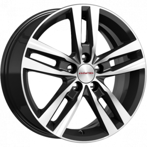 КиК Rassvet KC868 16.0 / 6.5J PCD 5x114.30 ET 45.00 ЦО 67.10 Литой / Черный глян 74691SK K K WHEELS