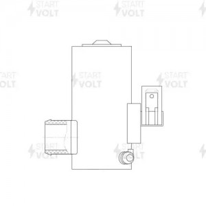 Насос омывателя для а/м Honda Civic VIII (05-)/Accord VII (03-) (без задн. омыв. SWP 2301 START VOLT