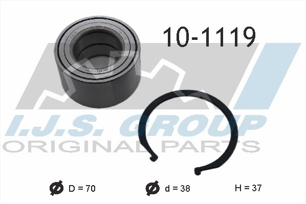 к-кт подшипника ступ. пер!\ Hyundai Accent 99>/Elantra/Lantra 95-00 101119 IJS GROUP