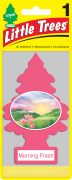 ароматизатор подвесной! картон ёлочка 'Утренняя свежесть' (Morning Fresh)\ U1P10228RUSS LITTLE TREES