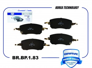 Колодка тормозная передняя BR.BP.1.83 3501123XGW02A Haval Jolion BR.BP.1.83 BRBP183 BRAVE