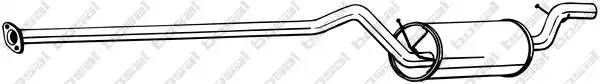 Глушитель FORD Focus (04-) задняя часть BOSAL 286-605 BOSAL