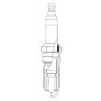 Свеча зажигания для а/м Chevrolet Captiva C100 (10-)/Opel Antara (10-) 2.4i Ir+P VSP0512 START VOLT