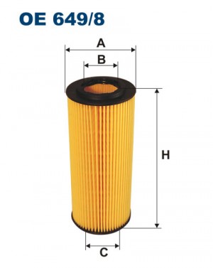 Фильтр масляный BMW 3 (E46,E90,E91,E92,E93),5 (E60,E61),X3 (E83),X6 (E71,E72) (M OE6498 FILTRON