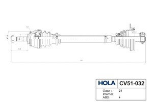 RENAULT LOGAN (2005>) 1.4 K7J МКПП В СБОРЕ CV51-032 HOLA