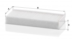 Фильтр салонный CU16003-2 CU160032 MANN FILTER