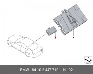 блок управления телекоммуникаций!\BMW 1' f20/lci/f21/f40/f52/2' f22/f23/f45 84 10 2 447 710 BMW