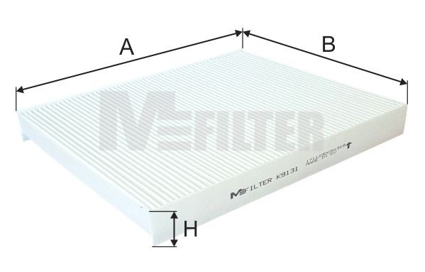 фильтр салона!\ Hyundai Santa Fe II 2.0CRDi/2.4 06> K9131 MFILTER AUTOMOTIVE FILTERS