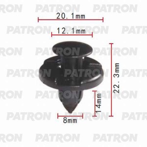 КРЕПЛЕНИЕ ЛОКЕРА MITSUBISHI /NISSAN P370002 PATRON