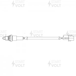 Датчик кисл. для а/м Hyundai/Kia Solaris 17-/Rio 17-/Creta 18-/SeltOS19- 1.6i по VS-OS 0813 START VOLT