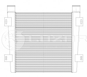 радиатор интеркулера ОНВ! 4BT/6BT \ПАЗ 4230 LRIC03300 LUZAR