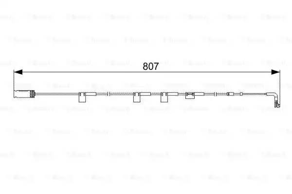Датчик износа тормозных колодок MINI Cooper (06-) передний BOSCH 1 987 473 058 BOSCH
