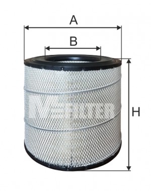 фильтр воздушный! H333 D303 d170\ MB Evobus 97-06 IVECO A555 MFILTER AUTOMOTIVE FILTERS