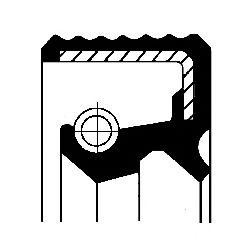 сальник! 19x30x6.5\ Piaggio-Gilera 12014151B CORTECO