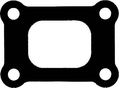 прокладка выпуск коллектора !металл 4 отв 6x \VOLVO D12A/C/D 267.560 ELRING