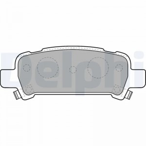 LP1509 колодки дисковые з.\ Subaru Forester 2.0/Impreza/Legacy 97> LP1509 DELPHI