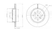 Диск торм. Chery Kimo/QQ (08-) перед. d=257 (DF 084817)  2шт DF084817 TRIALLI