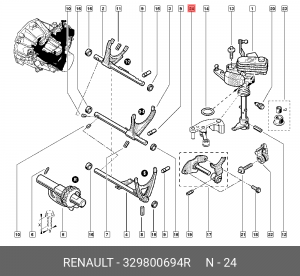 RENAULT CLIO IV (2012-2019) 329800694R RENAULT
